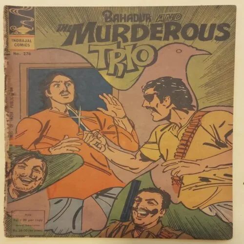 THE MURDEROUS TRIO (No.276) INDRAJAL COMICS