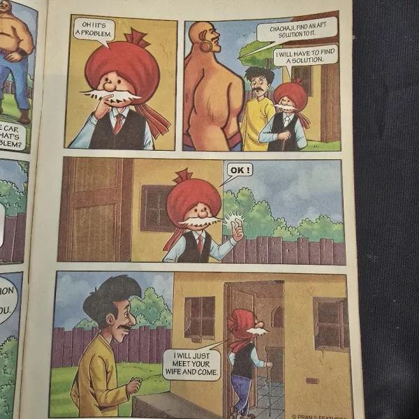 Chacha Chaudhary and Professor Bad