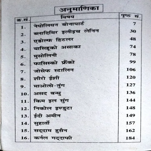Vishwa Ke Krur Tanashah (pages 192)