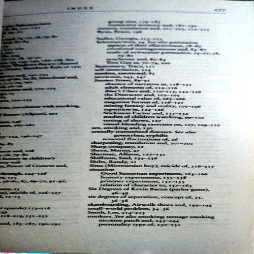 The Tipping Point (pages 178) (by Malcolm Gladwell)