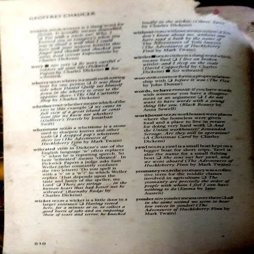 Document 13_3 `The Canterbury Tales (pages 610) (back cover is little damaged)