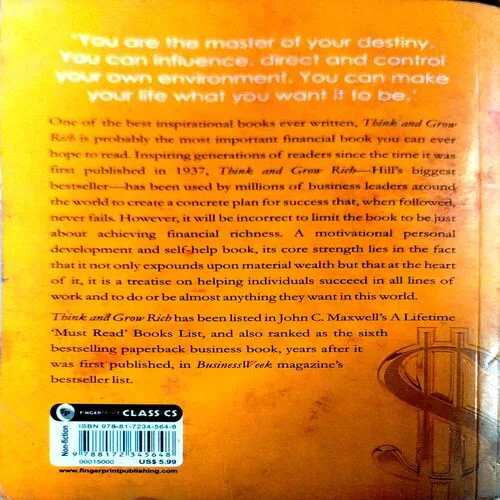 Think And Grow Rich By Napoleon Hill (By 270)