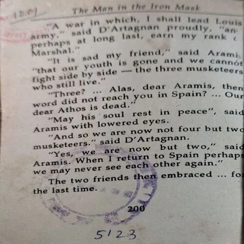 Document 13_79 The Man In The Iron Mask (pages 200) (By Alexender Dumas)