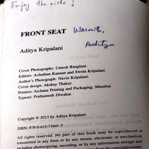 Front Seat (pages 224)