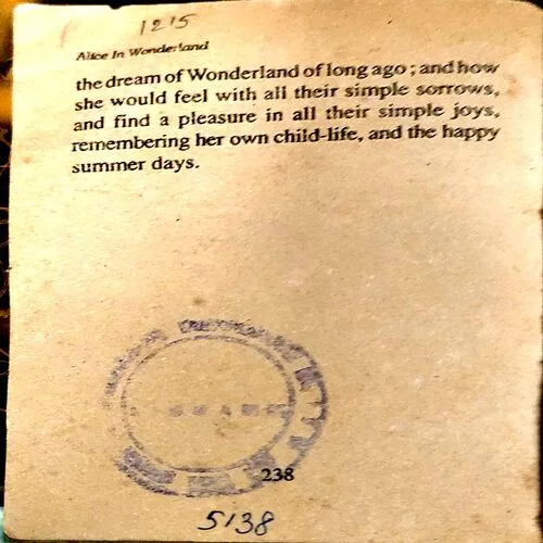 Alice In Wonderland (pages 238)