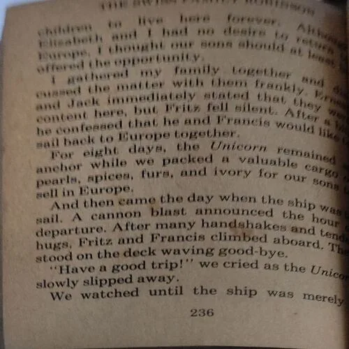 The Swiss family Robinson (pages 236)