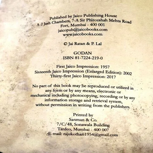 Premchand Godan (pages 398)