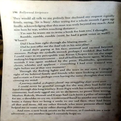 Bollywood Striptease (pages 196)