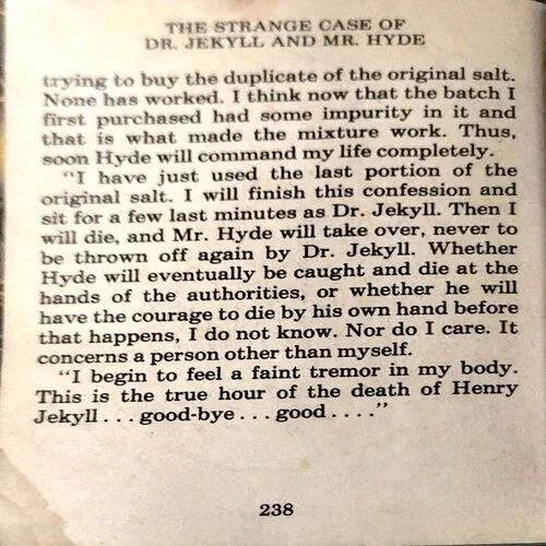 The Strange Case Of Dr. Jekyll And Mr. Hyde (pages 238)