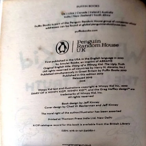 Diary Of a Wimpy Kid (pages 218)