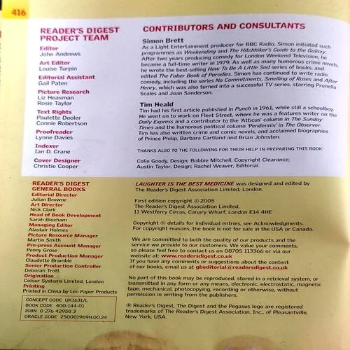 Laughter Is The Best Medicine (page 416) (big Size)