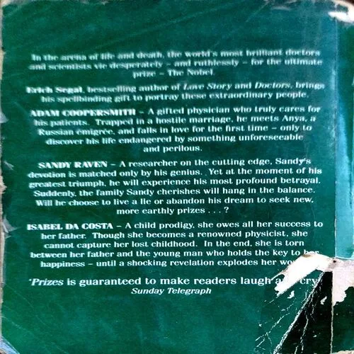 Prizes (pages 526) (By Erich Segal)