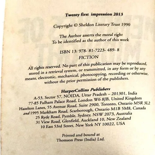 Memories Of Midnight (pages 290) (By Sidney Sheldon)