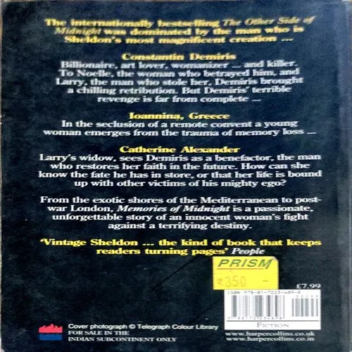 Memories Of Midnight (pages 290) (By Sidney Sheldon)