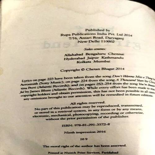 Half Girlfriend ( Chetan Bhagat ) (Total Pages 260 )