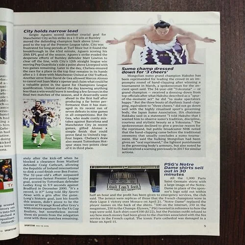 Sportstar ( May 2019 )