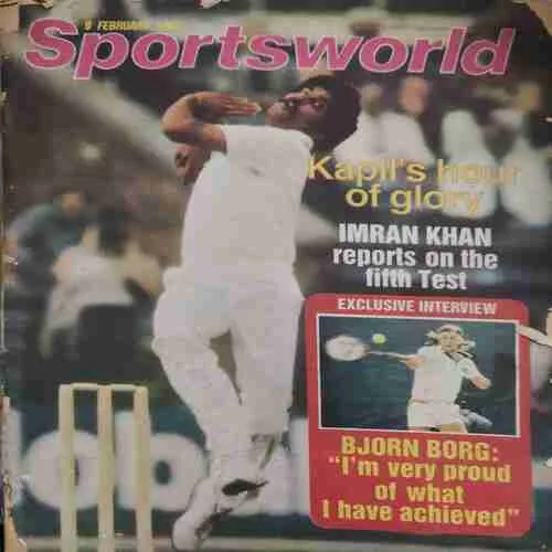 Sportsworld ( 9th February 1983 ) ( cut on front cover )