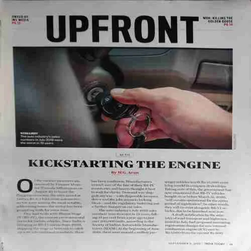 India Today ( 9th September 2019 )