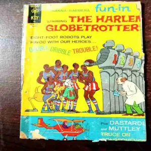 The Harlem Globetrotters ( Damage , Pages Are Half Cut )