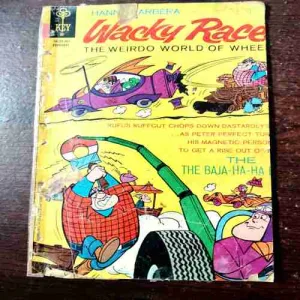WACKY RACES ( Damage , Pages Are Half Cut )