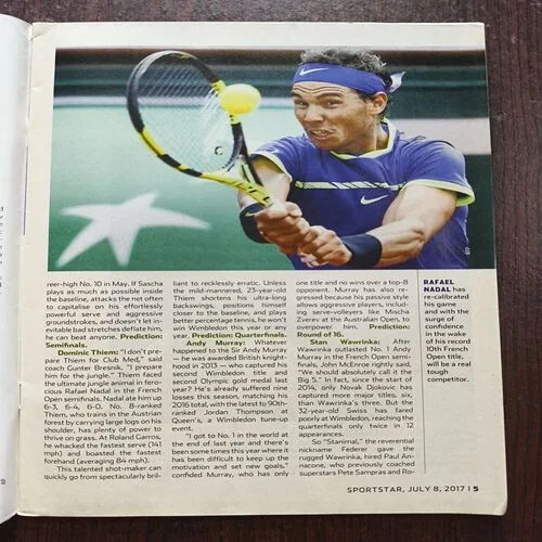 Sportstar ( July 2017 )