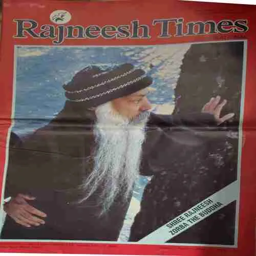 Rajneesh Times ( 16th Janaury 1989 ) ( Big Magazine ) ( Damaged book )