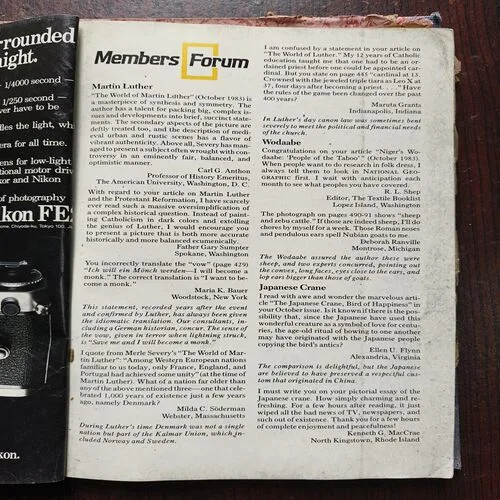 National Geographic ( January 1984 )