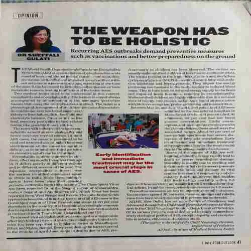 Outlook ( 8th July 2019 )