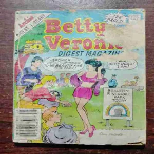BETTY VERONICA DIGEST MAGAZINE (NO.48) BACK COVER MISSING .