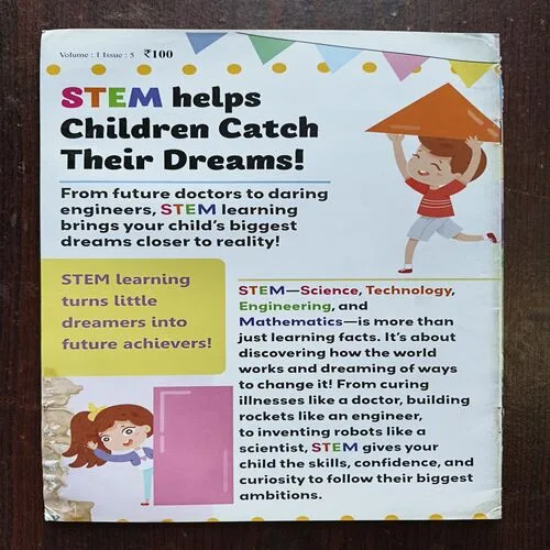 Kinder Le Descover the joy of learning through fun (Front Cover Half Cut )