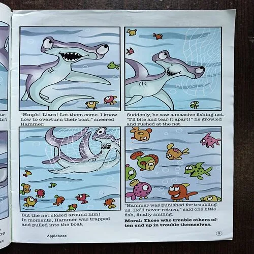 Apple Bees ( Front Cover Half Cut )