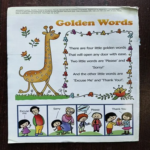 Apple Bees ( Front Cover Half Cut )