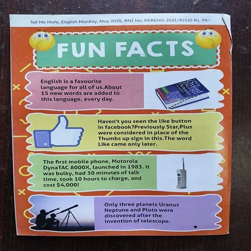 Tell Me More ( May 2025 ) (Front Cover Half Cut )