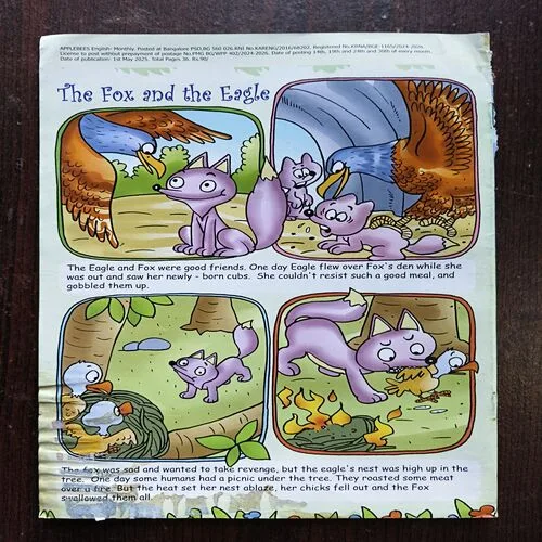 Apple Bees (Front Cover Half Cut )