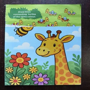 A Complete Magazine For School Kids Apple Bees (Front Cover Half Cut )