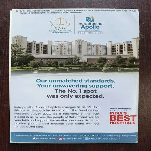 The Week ( April 2023 ) Front Cover Half Cut