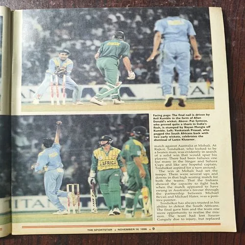 Sportstar Magazine ( November 1996 )