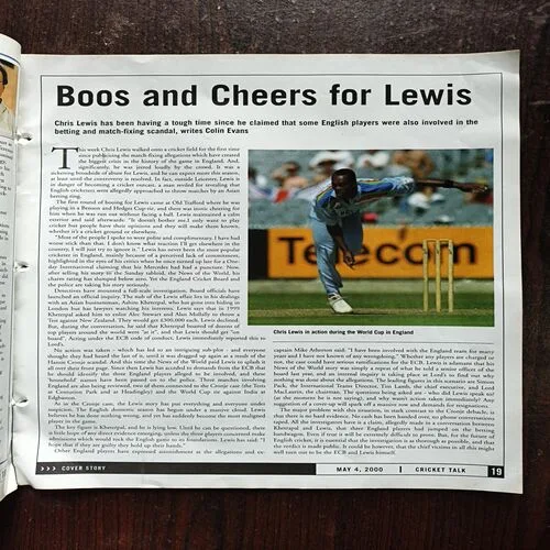 Cricket Talk ( May 2000 )
