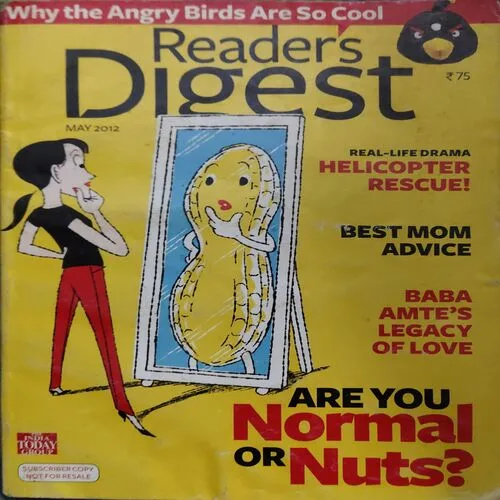 Readers 's Digest ( May 2012 ) ( cut on front cover ) Readers 's Digest ( May 2012 ) ( cut on front cover )