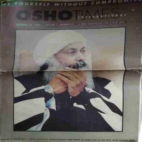 Osho Times ( 16th October 1992 ) ( Big Magazine ) (Damaged book )