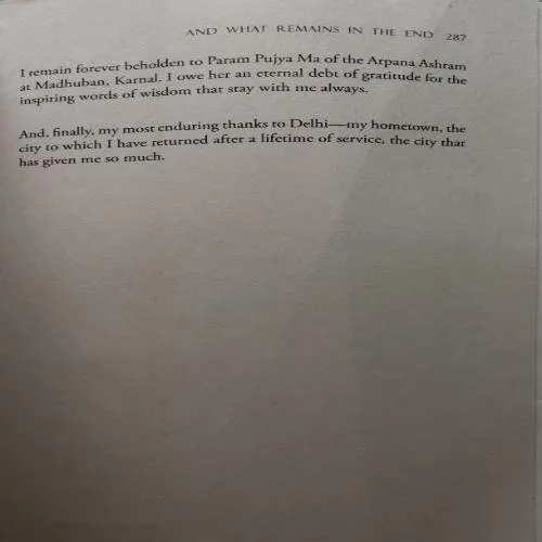 Document_23 And What Remains In The End (By Robin Gupta) (Total Pages = 287)