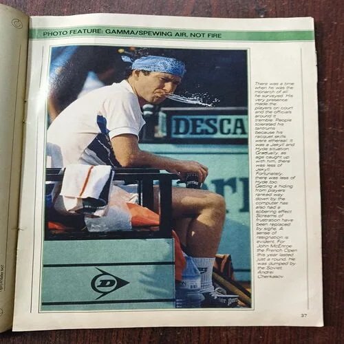 Sportstar ( June 1991 ) Front Cover Half Cut