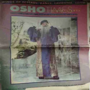 Osho Times ( 1st October 1992 ) ( Big Magazine ) (Damaged book )