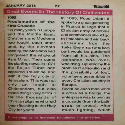 Wisdom ( January 2018 )