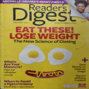 Readers 's Digest ( January 2012 ) ( cut on front cover ) Readers 's Digest ( January 2012 ) ( cut on front cover )