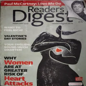 Readers 's Digest ( February 2012 ) ( cut on front cover ) Readers 's Digest ( February 2012 ) ( cut on front cover )