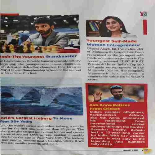 Young Bhaskar ( 3rd January 2025 ) ( cut on last page )