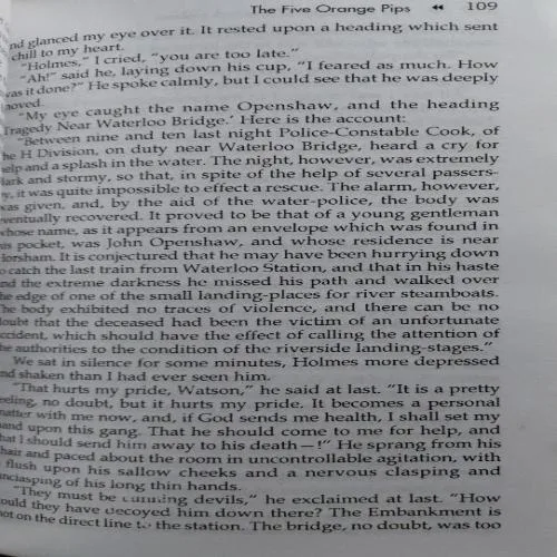 The Adventure Of Sherlock Holmes (Total Pages = 272)