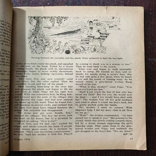 Sunshine Magazine ( August 1974 ) ( Back Cover Missing )