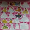Barbie & Princess stickers ( Some stickers are missing)